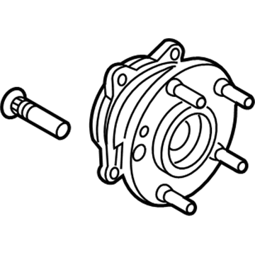 Hyundai 51750-C1000 Front Wheel Hub Assembly