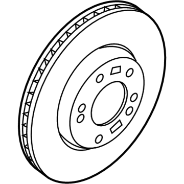 Hyundai 51712-C1000 Disc-Front Wheel Brake