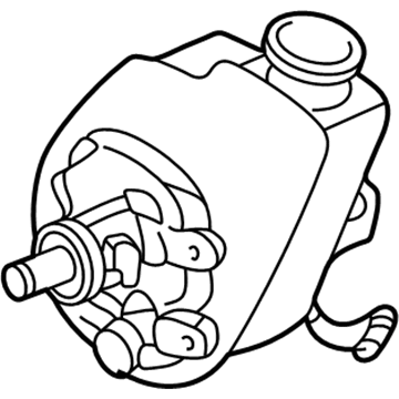 GM 15078157 Pump Asm-P/S (Labeled "Uh")(U-Shaped Rear Bracket)