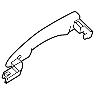 Nissan 80640-6RA1B Grip-Outside Handle, Rh