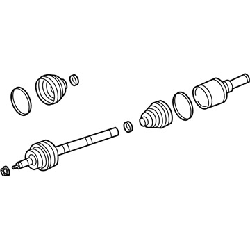 Ford GL7Z-3A427-A Axle Assembly