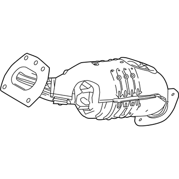 Toyota 17140-0P330 Right Exhaust Manifold Sub-Assembly