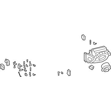 GM 92256544 Blower Assembly