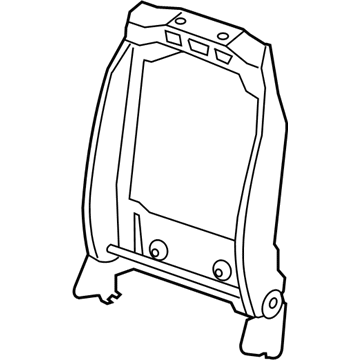 Mopar 68050641AA Frame-Front Seat Back