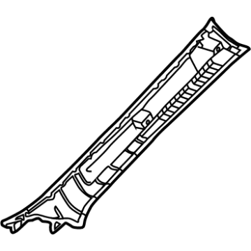 Lexus 62210-78020-E0 GARNISH ASSY, FR PIL