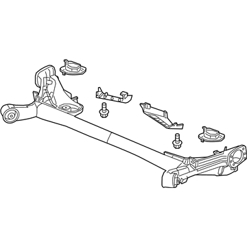 Honda 42100-T5R-A12 Beam Assembly, Rear Axle