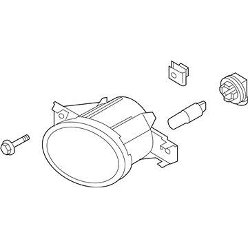 Infiniti B6155-89929 Lamp Assembly-Fog, LH