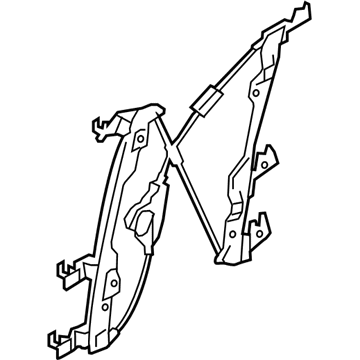 Infiniti 80720-4GA0C Door Window Regulator Assembly, Right