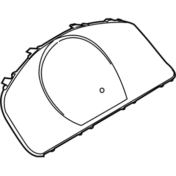 Nissan 24813-3LM0A Cover-Front Meter