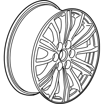 GM 84180450 Wheel, Alloy