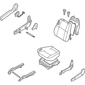 Infiniti 87300-1W305 Cushion Assy-Front Seat