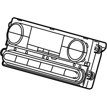 Ford 7L3Z-19980-A Dash Control Unit