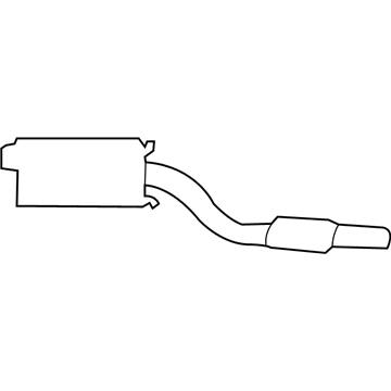 Ford 4W3Z-5230-BA Muffler