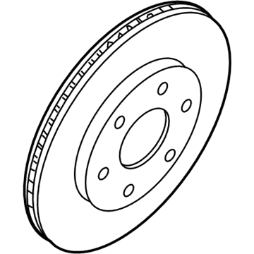 Nissan 40206-9BE0C Rotor Disc Brake Front