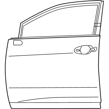Lexus 67001-0E070 Panel Sub-Assy, Front Door, RH