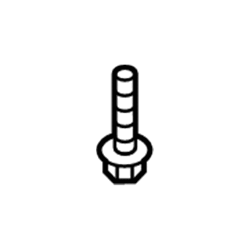 Mopar 6106059AA Bolt-HEXAGON Head