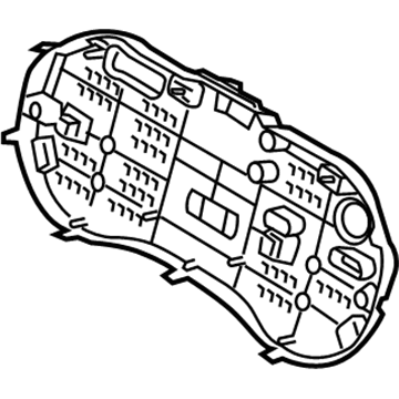 Kia 94365A7000 Case-Cluster Lower