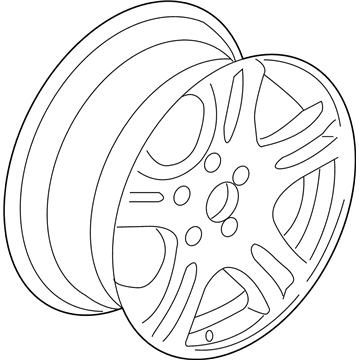 Mopar 1LC12SZ0AA Aluminum Wheel