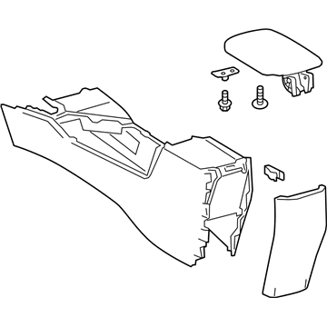 Toyota 58901-42230-C0 Console Assembly