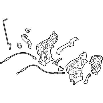 Toyota SU003-04112 Lock Assembly