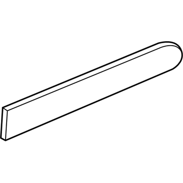 Mopar 5182576AB Molding-Rear Door