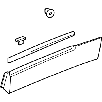 GM 84825371 Lower Molding