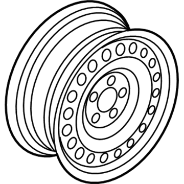 Ford 4L2Z-1015-AA Spare Wheel