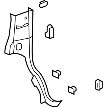 GM 22871316 Molding Asm-Body Lock Pillar Garnish *Titanium