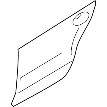Hyundai 77111-4R000 Panel-Rear Door Outer, LH