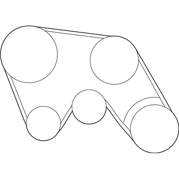 Infiniti 11720-4P10A Fan & Alternator Belt