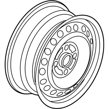 Honda 42700-TM8-A01 Disk, Wheel (15X6J) (Tpms) (Chuo Seiki)