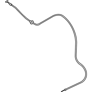 Nissan 65620-CF00A Cable Assembly-Hood Lock