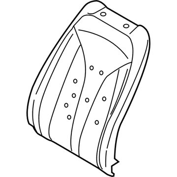 Ford EJ7Z-7864810-H Seat Back Pad
