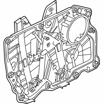 Ford LJ8Z-5823208-B REGULATOR - WINDOW - LESS MOTO