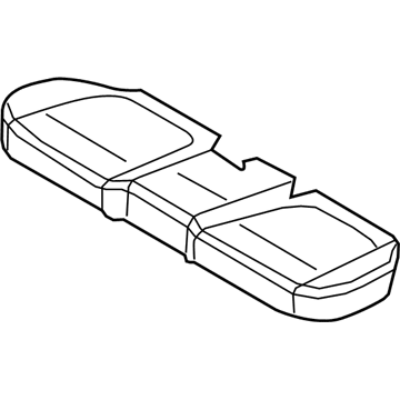 BMW 52-20-7-319-605 Foam Part, Seat, Rear