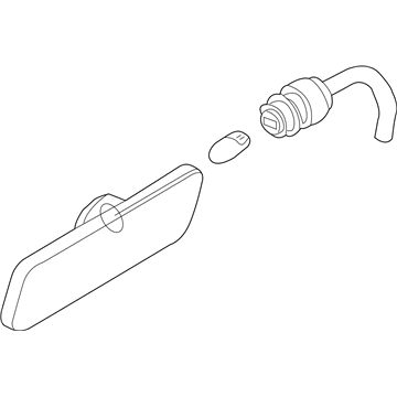 Infiniti 26185-CR900 Lamp Assembly-Side Marker, LH