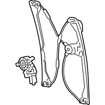 GM 25980394 Front Side Door Window Regulator Assembly