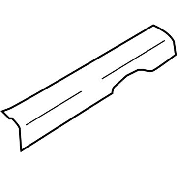 Nissan 76951-4CE0A Plate-Kicking, Front RH