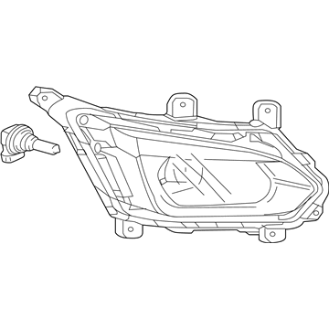 GM 23375566 Fog Lamp Assembly