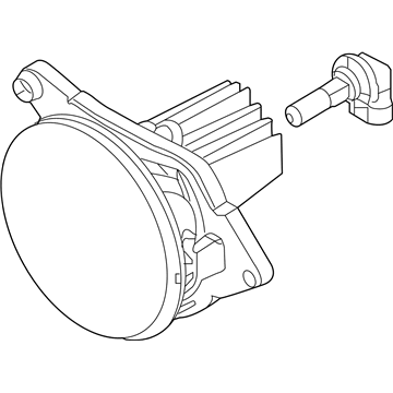 Ford DR3Z-15200-C Fog Lamp Assembly