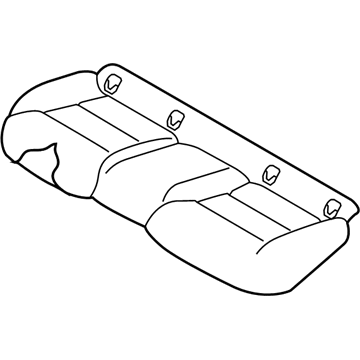 Infiniti 88300-5DB1A Cushion Assy-Rear Seat