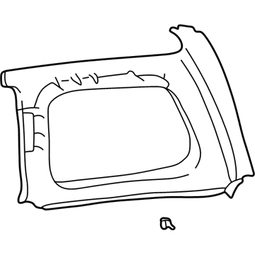 Lexus 62480-60092-B1 Garnish, Roof Side, Inner LH