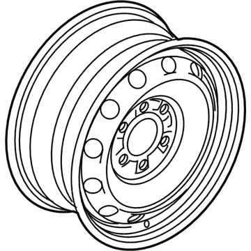 Ford 5L3Z-1015-DA Wheel, Spare