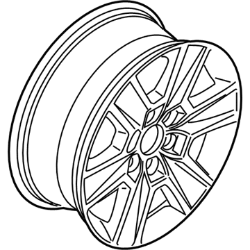 Ford FL3Z-1007-C Wheel, Alloy