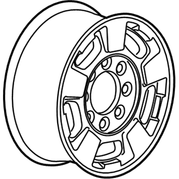 GM 9597727 Wheel, Alloy