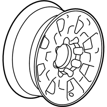 GM 22909143 Wheel, Alloy