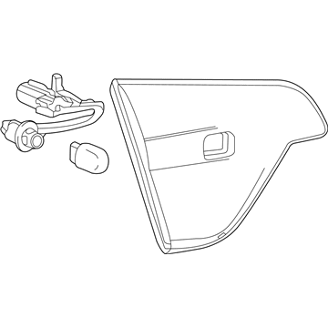 GM 84086139 Back Up Lamp Assembly