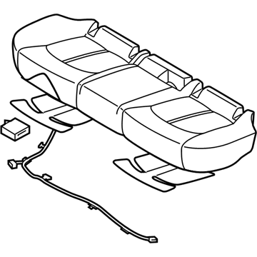 Hyundai 89100-C2030-SMC Cushion Assembly-Rear Seat