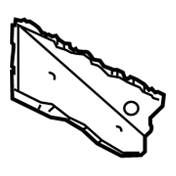 Nissan 748B3-CE400 Gusset-Floor Rear, LH