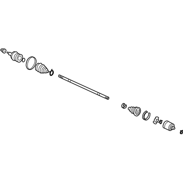 Acura 44305-S9V-A71 Driveshaft Assembly, Passenger Side